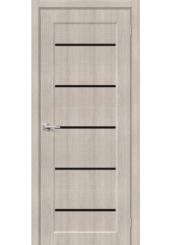 Межкомнатная дверь Мода-22 Black Line, цвет Cappuccino Melinga Межкомнатная дверь Мода-22 Black Line, цвет Cappuccino Melinga